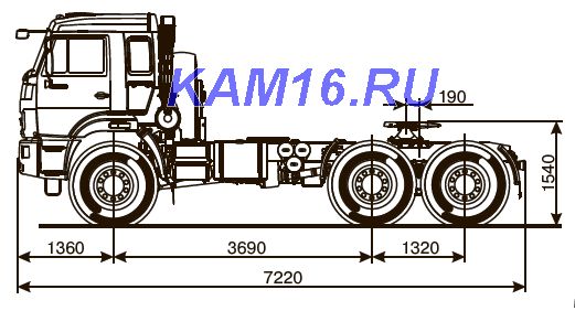 купить седельный тягач вездеход KAMAZ 44108-6030-24 shassi KAMAZ 44108-6030-24