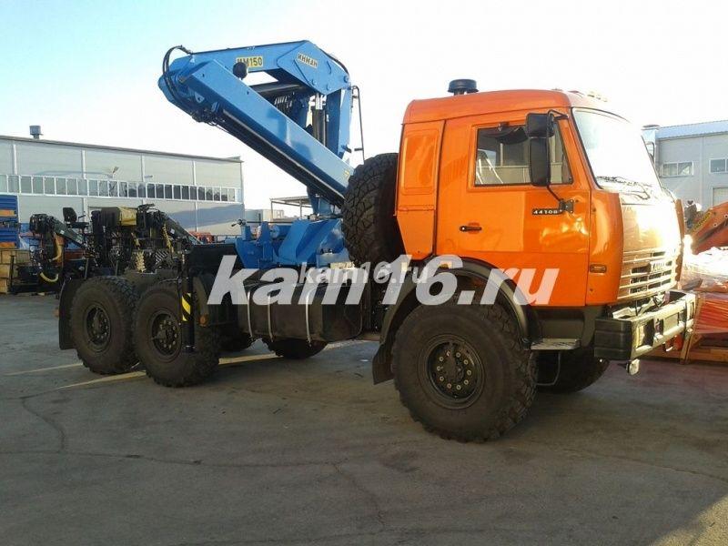 Тягач КАМАЗ 44108 с гидроманипулятором ИНМАН ИМ 150 (без электроники)
