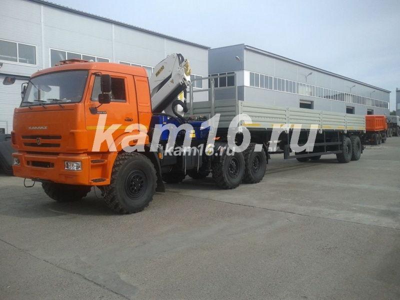 Тягач КАМАЗ 43118 с КМУ ИНМАН ИМ 150