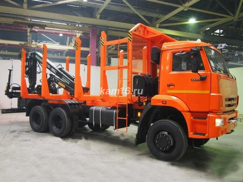 Сортиментовоз Камаз 65115 Е-5 с ГМУ МАЙМАН 110S / VPL 100-76L